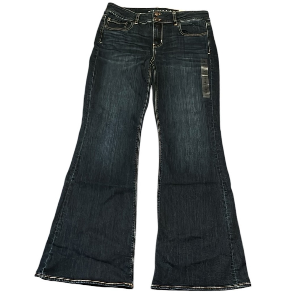 American Eagle Outfitters Dark Blue Flare Jeans